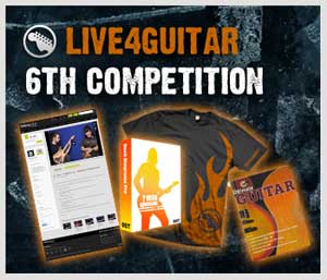 6th Live4guitar competition