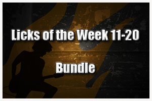 Download all Licks of the Week 11-20 for Free