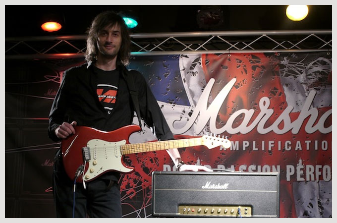 Martin Goulding with Fender and Marshall
